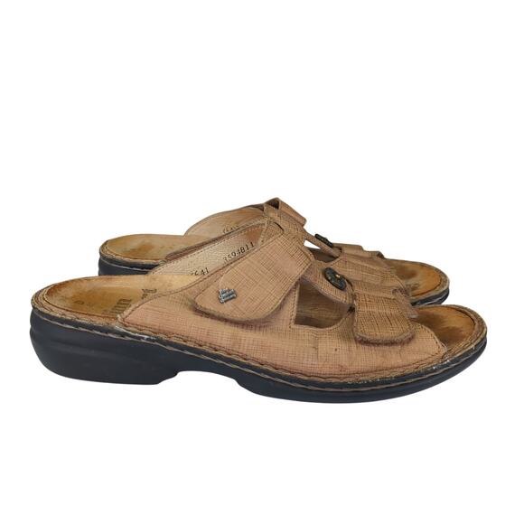 Finn Comfort Pattaya Sandals Slip‎ On EU 41 D Leather 3594811 Women's 10-10.5 - Picture 1 of 8